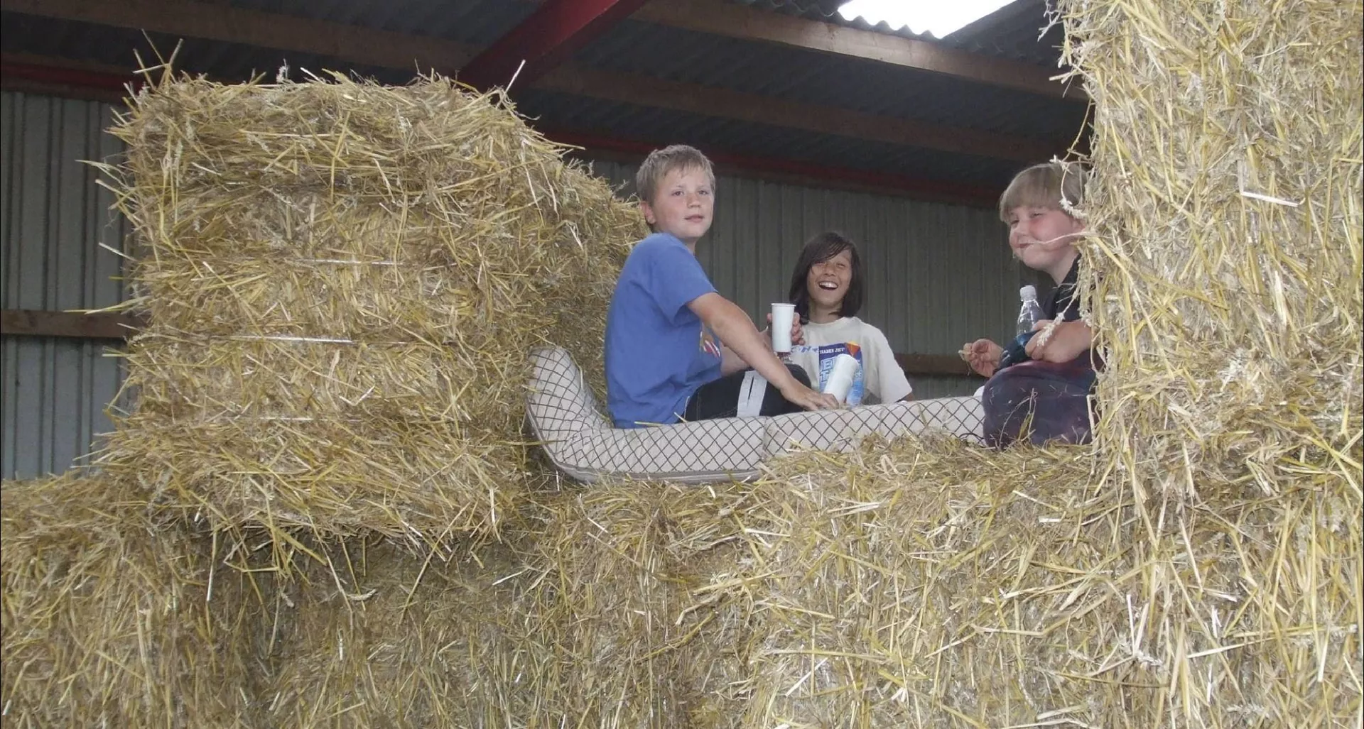 Strohboden in der Scheune